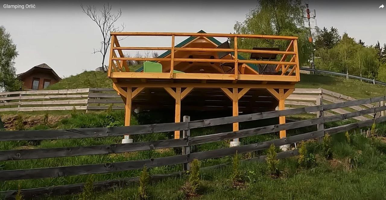 Hotel Glamping Hisice Orlic Muta Exteriér fotografie
